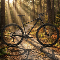 Vélo de montagne haut de gamme en fibre de carbone Wheeltop EDS OX sans fil 12S VTT Frein à disque hydraulique Tektro VTT