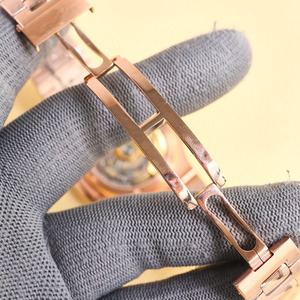 Montre mécanique pour homme, édition limitée, mouvement automatique, sertie de diamants, alliant vigueur jeune et sérénité - Product Image 4