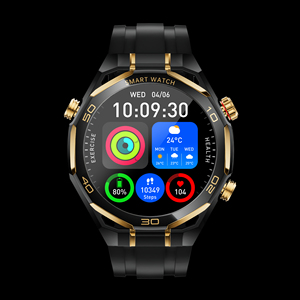2026 Kalobee Nuovo Smartwatch AMOLED SK55 PRO in Acciaio Inossidabile con Monitoraggio <span class=keywords><strong>Frequenza</strong></span> <span class=keywords><strong>Cardiaca</strong></span> per Chiamate, Impermeabile per Uso Quotidiano, Wireless - Product Image 3