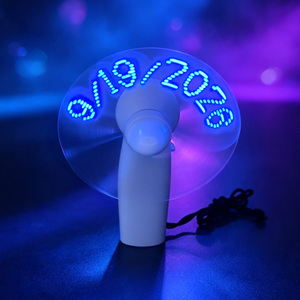 Ventilateurs LED portables miniatures programmables avec message personnalisé, affichage de logo, pour mariage, concert, publicité lumineuse, Pâques, <span class=keywords><strong>Halloween</strong></span> - Product Image 3