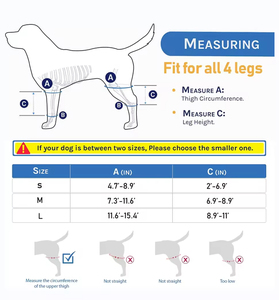 Soporte ortopédico para pierna de perro OEM para ACL, rodillera para mascotas, Protector para mascotas, manga de recuperación de piernas, reduce el dolor articular, rodillera para perros - Product Image 5