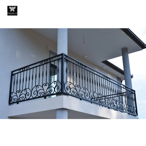 Garde-corps extérieur en fer forgé de Géorgie pour balcon, clôture en fer sur mesure pour <span class=keywords><strong>terrasse</strong></span>, treillis, balustrades pour maisons - Product Image 5