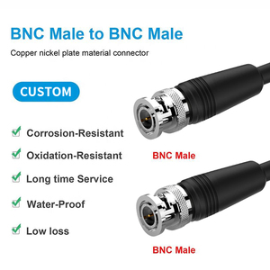 Câble <span class=keywords><strong>bnc</strong></span> à <span class=keywords><strong>bnc</strong></span> rg59 mâle à mâle câble d'extension coaxial 75 ohm 1080p 50m 100m cctv hd sdi câble - Product Image 2