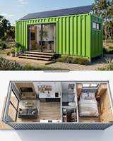 Maison préfabriquée moderne de luxe en conteneur maritime avec panneaux solaires, villa isolée en acier, mini-maison pour Norvège et Pologne