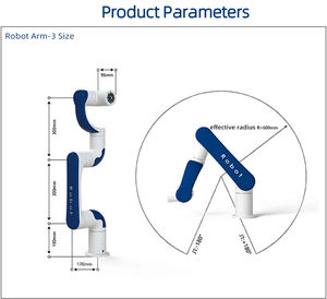 Foxtechrobot新着Ros 6 <span class=keywords><strong>Axis</strong></span>インダストリアル自動コラボレーションコボットロボティックアーム - Product Image 2