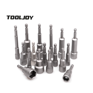 TOOLJOY Set <span class=keywords><strong>Driver</strong></span> mur magnetik kuat baja, obeng multiguna akhir polos OEM DIY dengan standar DIN - Product Image 1