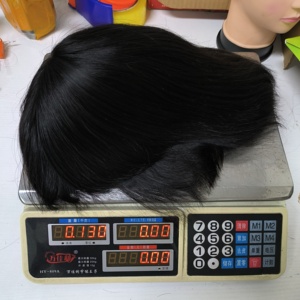 Pelucas Letsfly con flequillo recto, baratas al por mayor, pelucas completas hechas a máquina, cabello humano natural con flequillo, de 10 a 18 pulgadas, pelucas económicas. - Product Image 6