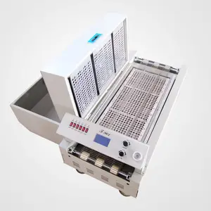 Infrarouge chaude l'air mélangé 6 zones de chauffage puhui t-961 pâte à souder par refusion pcb four automatique de haute précision à souder facile à utiliser