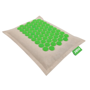 Esterilla de acupresión de AKU-P10, juego de almohada shakti, alfombrilla de masaje con puntas de ABS, almohada para masaje de cabeza - Product Image 1