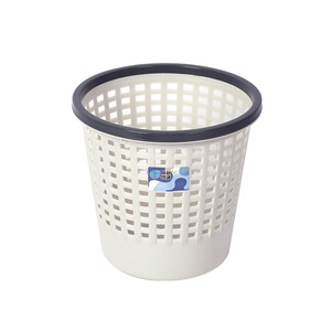 Cestas de basura apilables de plástico hueco de 4L, forma circular, para almacenamiento en dormitorios y habitaciones. - Product Image 4