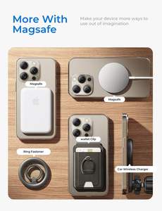 磁性充电器BMAG戒指贴纸与苹果/安卓所有手机磁性支架转换配件兼容 - Product Image 5