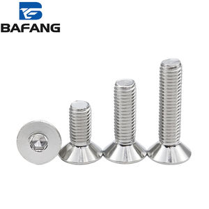 Hex soket havşa düz başlı vidalar DIN7991 Allen cıvata makine vidaları inç - Product Image 1