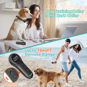 Collier anti-aboiement SmartPet rechargeable avec télécommande, équipement d'entraînement pour chien, mode vibration Rs8 - Product Image 3