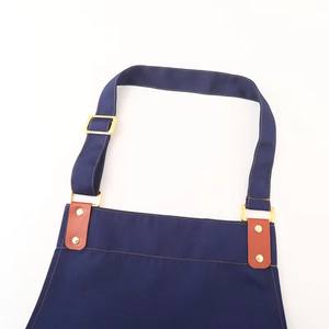 Wasserabweisende, wiederverwendbare, verstellbare Kochschürze mit Nackenband, Mehrfach-Taschen, ölbeständig, für Kochen und Backen, aus Canvas - Product Image 6