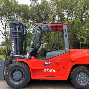 Montacargas Manual Hellie de 8 Toneladas, Operador Diésel, Montado en Camión, con Neumáticos de Cabina, Montacargas de Combustión Interna - Product Image 2