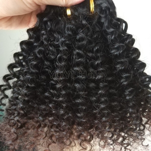 Prix Compétitif Cheveux Brésiliens Remy Bouclés Crépus en Mèches - Product Image 2