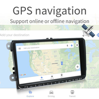 Carplay sans fil 9 "Android 11 VW Radio Navigation GPS pour SKODA GOLF 5 Golf 6 POLO B5 B6 Skoda TIGUAN lecteur multimédia de voiture