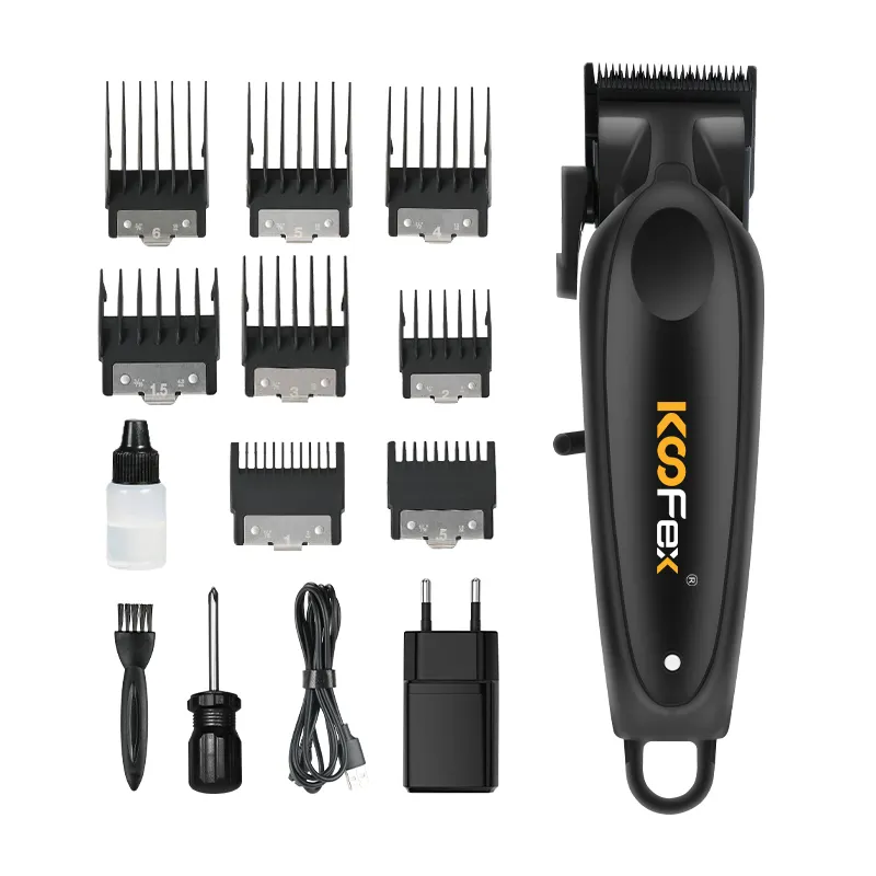 Koofex Bald Head Rechargeable Hair Clippers Cordless Brushless Hair Trimmer Electric Professional Hair Clipper Kit