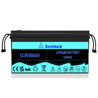 Baterai Ion Litium Keluaran Baru 12 V Perawatan Gratis 12 V 200ah 300ah Baterai Litium Lifepo4 300 Ah