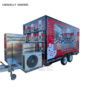 Camionnette de café OEM, cuisine mobile surgelée, Mexique, à vendre, chariot à pizza, chariot à café, camion de crème glacée, camion de restauration - Product Image 1