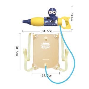 Летние игрушки для детей пляжный бассейн 1200 мл ручной водяной пистолет с рюкзаком игрушки для борьбы с водой рюкзак водяной пистолет - Product Image 3