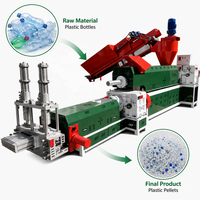 Déchets PP/PE/LDPE/HDPE/BOPP Film & Sac Tissé Plastique Granulateur/Pelletisation/Granulation/Machine de Recyclage