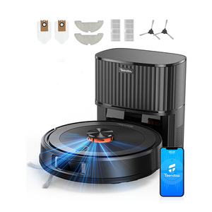 Robot aspirateur Teendow D10S avec vidage automatique, navigation LDS pour la maison - Product Image 1