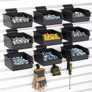 Boîte de rangement d'outils en plastique durable avec séparateurs, organisateur de matériel de bureau multifonctionnel pour vis et pièces, directement de l'usine - Product Image 1