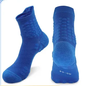 Утолщенные спортивные носки, Компрессионные спортивные велосипедные носки для бега