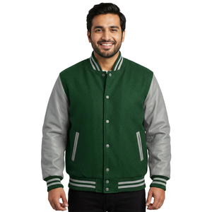 Chaqueta universitaria con logotipo personalizado con bordado universitario, béisbol, chaqueta para hombre, chaqueta CollegeBaseballjacket para hombre - Product Image 1