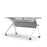 Table de formation pliable KOHO ARA, design moderne et simple, avec roulettes, table de réunion mobile de luxe pour bureau, grande salle de réunion