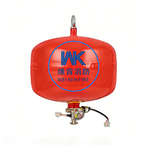 Extintor de Incêndio Automático de Pó Seco de Aço Modelo WK da Marca Hazardous Chemical Fireball, Tamanho Personalizável - Product Image 5