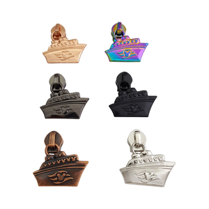 Hot Selling PVC <strong>Rubber</strong> Zipper Puller Engraved Logo Zipper <strong>Slider</strong> for Garment - Product Image 1