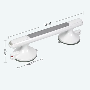 Nouveau design sans poinçon main courante pour personnes âgées poignée de <span class=keywords><strong>douche</strong></span> barres d'appui à ventouse pour baignoire - Product Image 4