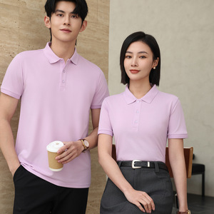 Polo Shirt Women Short Sleeve Cotton Breathable Summer Work Uniform Custom Logo Print Group Wear - Product Image 2