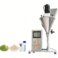 Machine de remplissage semi-automatique de poudre sèche de qualité alimentaire pour bouteilles, pots et sachets