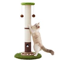 Arbre à chat en gros, style forêt, design tanière, sisal naturel, esthétique, pour petits espaces, salon intégré, carton 2
