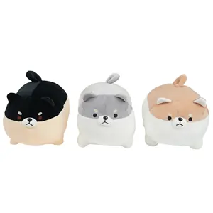 Üretici düşük fiyat satış özel squishy peluş oyuncak peluş shiba köpek yastık