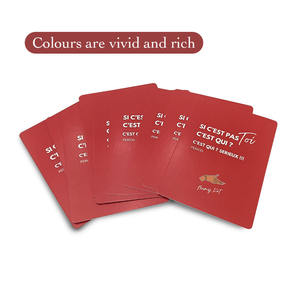 Diseño personalizado de alta calidad mate barnizado entretenido juego de cartas de <span class=keywords><strong>preguntas</strong></span> interactivo - Product Image 5