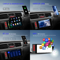 Estéreo para Auto Android Podofo de Un Solo DIN, Pantalla Incell de 6 Pulgadas, 4+64G, Carplay/Android Auto Inalámbrico, GPS/WIFI/FM/USB/BT/EQ, OEM de Fábrica