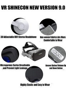 Nouvelles lunettes <span class=keywords><strong>VR</strong></span> G07E, boîte de lunettes <span class=keywords><strong>VR</strong></span>, films IMAX 3D, écran géant, lunettes de réalité virtuelle, <span class=keywords><strong>casque</strong></span> <span class=keywords><strong>VR</strong></span> pour téléphone de 4,7 à 7,2 pouces, prise en charge de la manette de jeu - Product Image 5