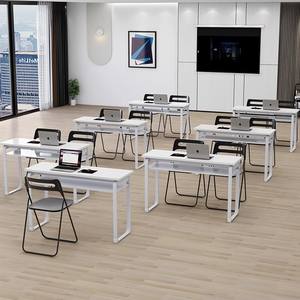 Ensemble Chaise et Bureau Scolaire Moderne pour Élèves du Primaire et du Secondaire – Combinaison Table de Formation Durable pour Usage en Classe - Product Image 1