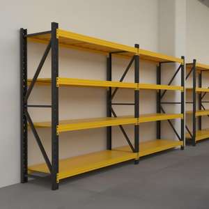 رف تخزين متعدد الطبقات من المعدن التقليدي، أرفف تخزين مستدامة للمتاجر - Product Image 2