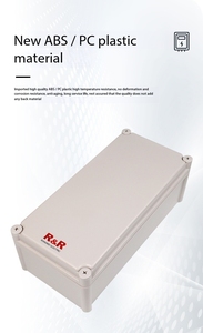 Ngoài trời không thấm nước ABS PC hộp điều khiển PCG loạt 400*300*200mm phân phối điện IP65 thiết bị điện tử bao vây - Product Image 5