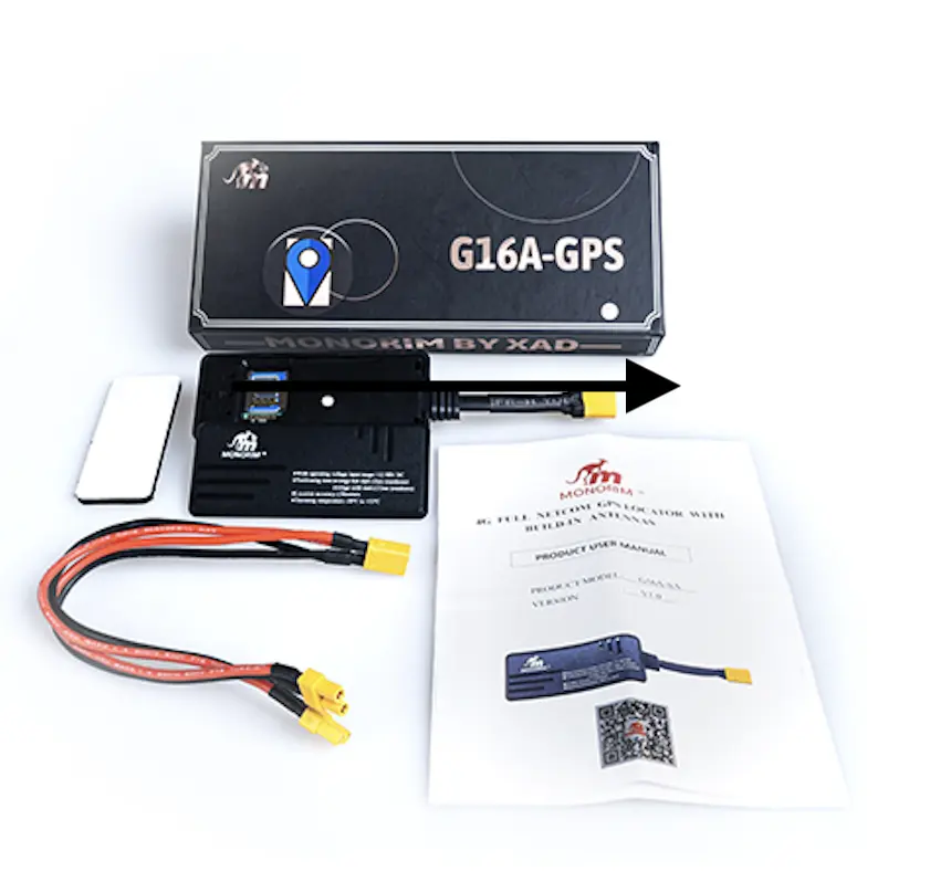 Monorim G16A GPS localisation tracker compatible pour tous les scooters électriques et vélos & eMobility