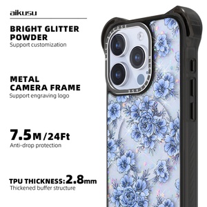 Étuis de téléphone de luxe brillants pour iPhone 15 Pro Max, coque de téléphone en TPU à sublimation 3D antichoc pour iPhone 14 13 Pro Max - Product Image 2