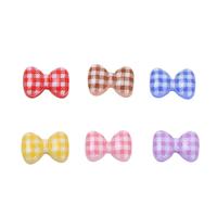 Mini breloques en résine petits arcs vérifie décor coloré pour pince à cheveux coque de téléphone