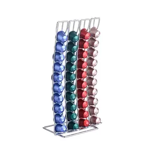 Chất Lượng Cao Đứng Loại 40 Cái Nespresso Cà Phê Capsule Chủ Cà Phê Pod Lưu Trữ Chủ Rack