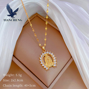 Collier pendentif en zircon vintage personnalisé en gros, bijoux pendentif - Product Image 2