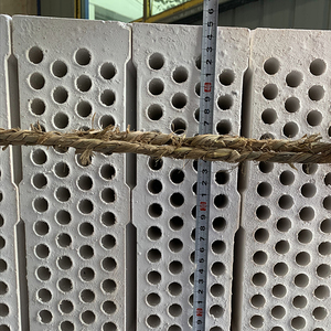 KERUI Corindón-Mullita Agujero <span class=keywords><strong>Refractario</strong></span> Corindón Mullita Cerámica Deflector Ladrillos para Calentar Hornos - Product Image 5